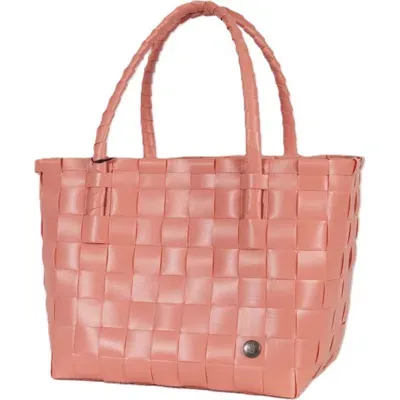 Handed By Paris Recycled Plastic Tote Bag In Pink