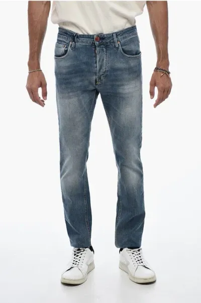 Handpicked Ravello Slim Denims With Light Wash