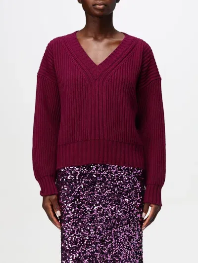 Hanita Sweater  Woman Color Burgundy In Burgunderrot