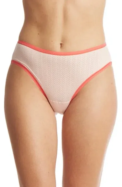 Hanky Panky Movecalm Ruched Back Briefs In Red