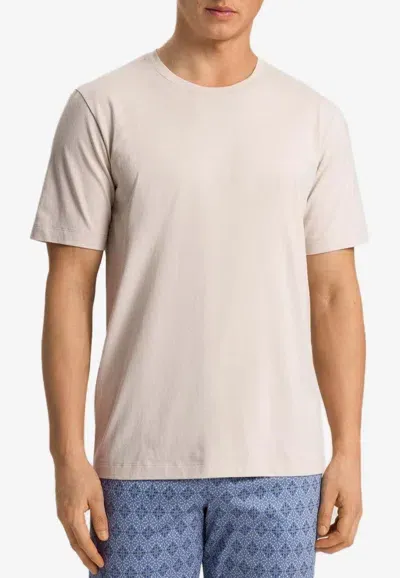 Hanro Basic Crewneck T-shirt In Cream