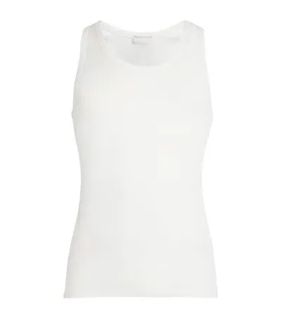 Hanro Cotton Pure Vest In White