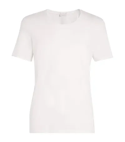 Hanro Cotton Superior Short Sleeve T-shirt In White