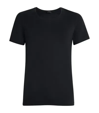 Hanro Cotton Superior T-shirt In Black