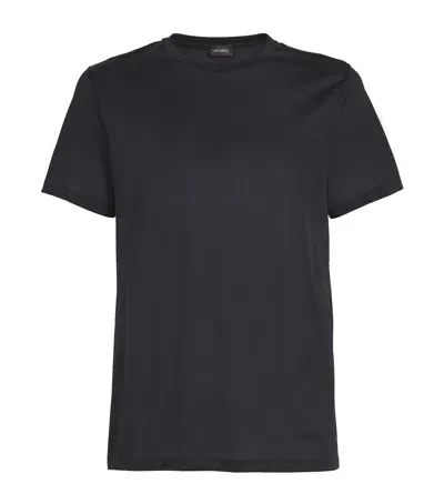 Hanro Cotton T-shirt In Black