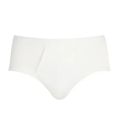 Hanro Mercerised Cotton Briefs In White