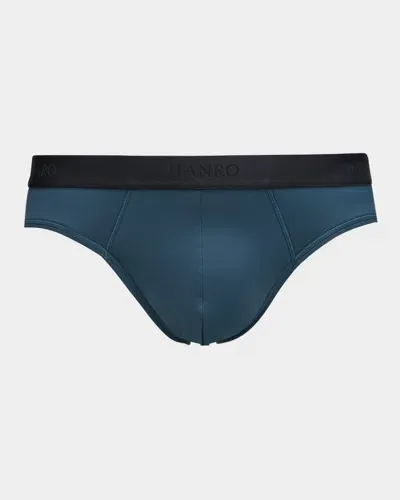 Hanro Micro-touch Briefs In Midnight Sky