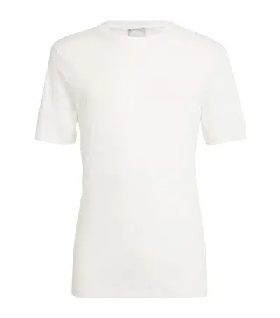 Hanro Sea Island Cotton T-shirt In White