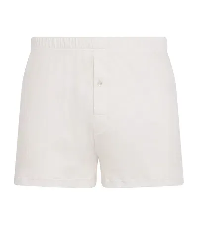 Hanro Sea Island Cotton Trunk In White