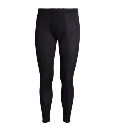 Hanro Silk-cashmere Leggings In Black