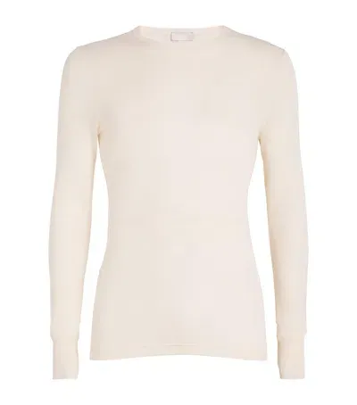 Hanro Thermal Tee In Ivory