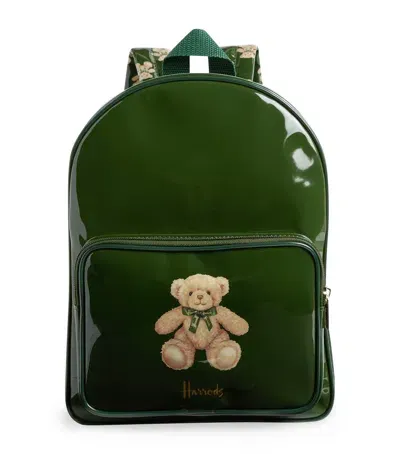 Harrods Jacob Bear Backpack In Green