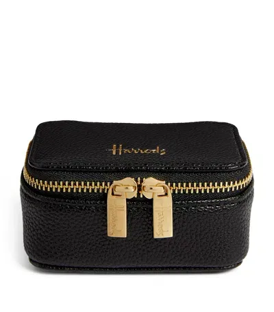 Harrods Oxford Travel Pouch In Black