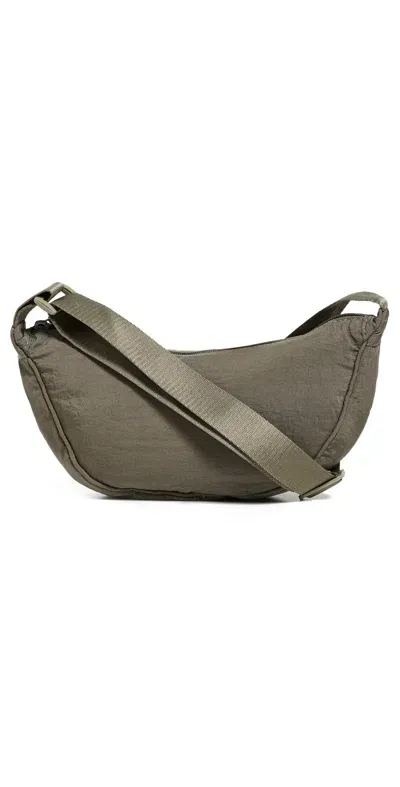 Hat Attack Nylon Crossbody Bag Olive