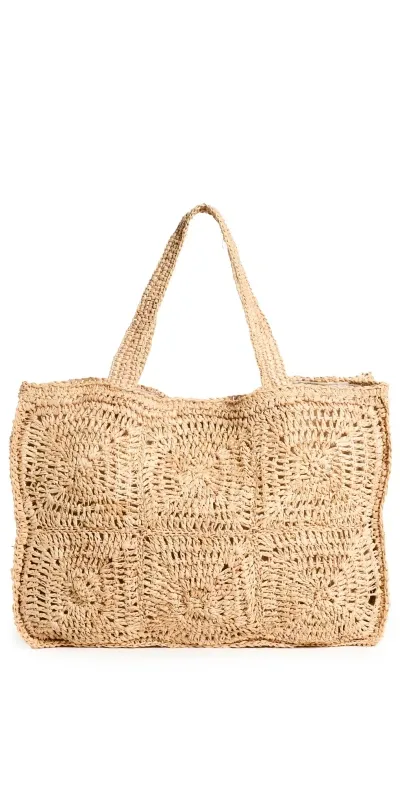 Hat Attack Portia Luxe Tote Natural