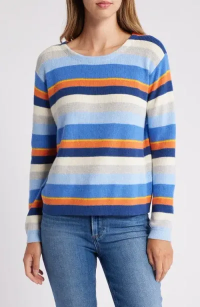 Hatley Devon Stripe Sweater In Blue