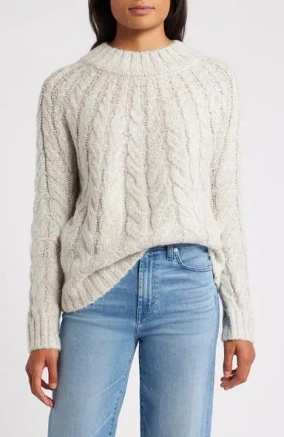 Hatley Dylan Cable Stitch Sweater In Natural