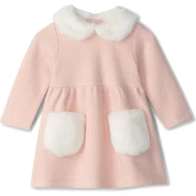 Hatley Babies'  Rose Elegance Long Sleeve Herringbone Dress