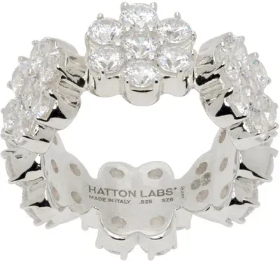 Hatton Labs Silver Bouquet Ring In Silver/white