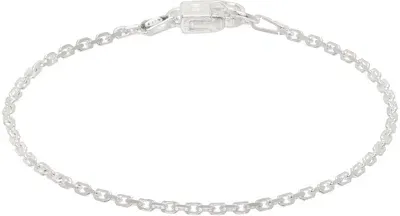 Hatton Labs Silver Mini Anchor Bracelet