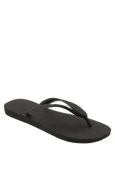 Havaianas Men's Top Flip Flops In Black