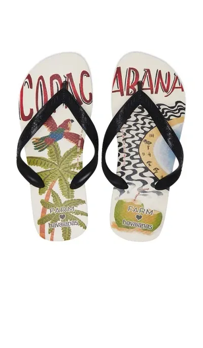 Havaianas X Farm Rio Flip Flop In 碎花