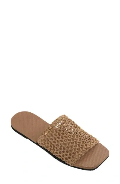 Havaianas Sandale You Cannes In Rose Gold