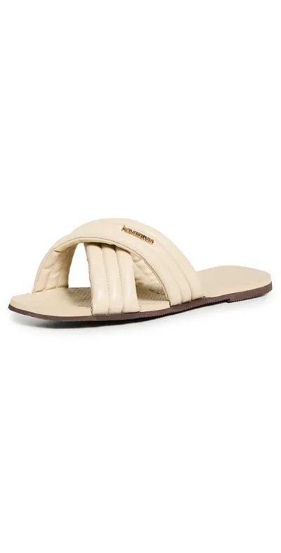 Havaianas You Nyc Slides Sand Grey In Beige