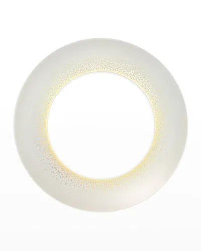 Haviland Souffle D'or Dinner Plate In Light Gray