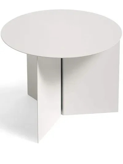 Hay Slit Round Table In Weiss