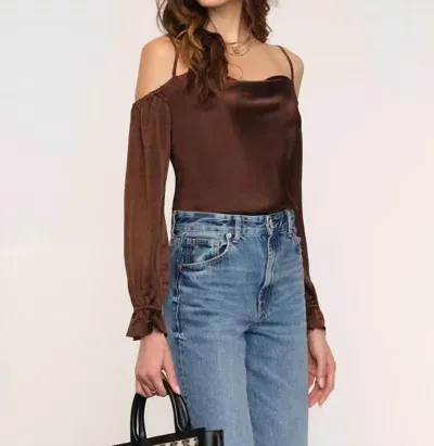 Heartloom Petunia Top In Brown