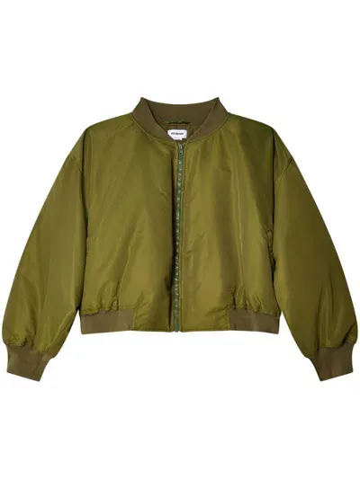 Hed Mayner Drop-shoulder Bomber Jacket In Green