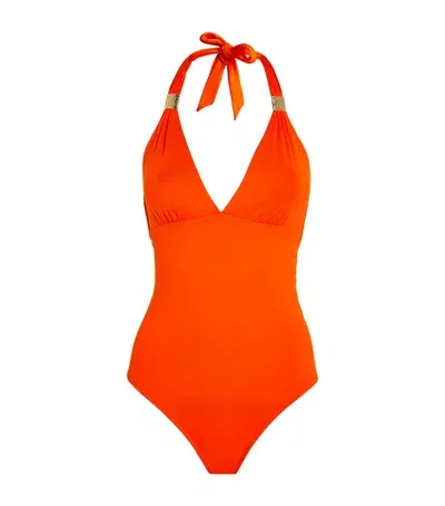 Heidi Klein Adjustable-slider Swimsuit In Red