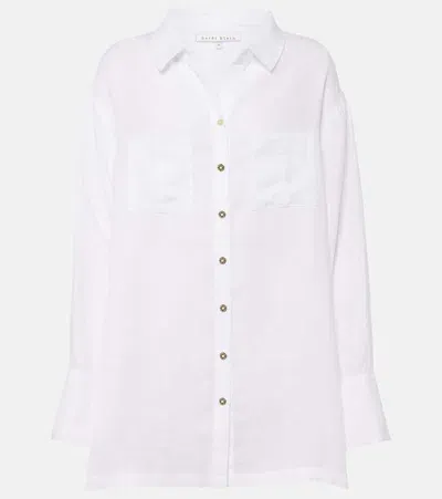 Heidi Klein White Bay Linen Shirt