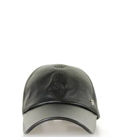 Helen Kaminski Ashley Curved Peak Cap In Black