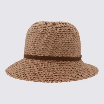 Helen Kaminski Natural Viola Hat In Nougat/nutshell