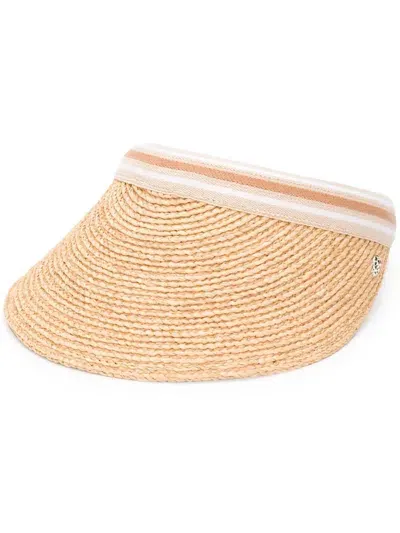 Helen Kaminski Hats In Natural/nougat Stripe