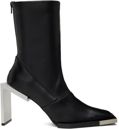 Heliot Emil Black Ankle-high Boots