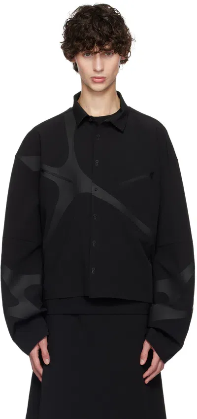 Heliot Emil Black Insterno Shirt