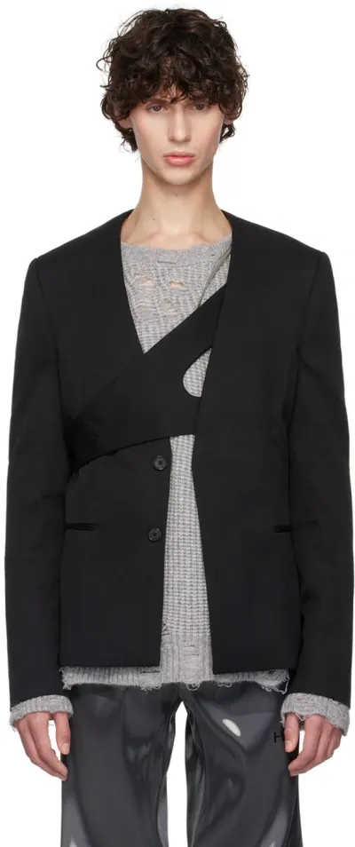 Heliot Emil Black Robur Blazer