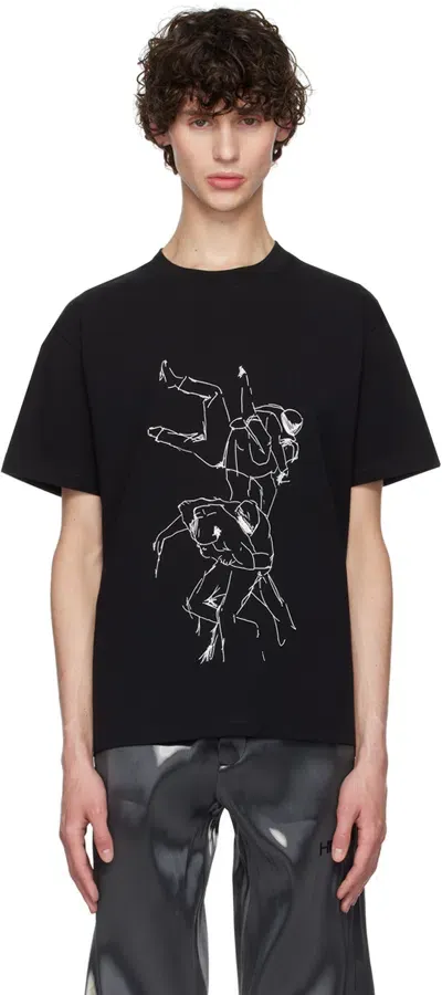 Heliot Emil Black Shelter T-shirt