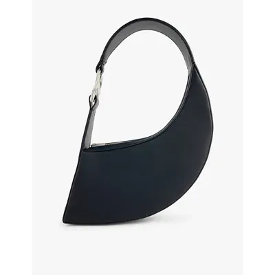 Heliot Emil Black Stem Leather Shoulder Bag