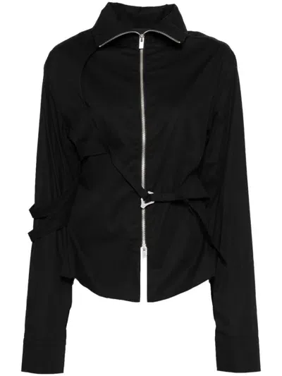 Heliot Emil Carabiner Fitted Jacket In Black