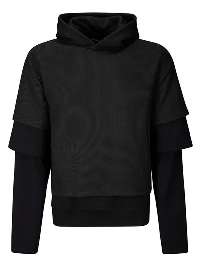 Heliot Emil Envelop Hoodie In Black