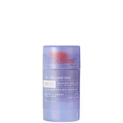 Hello Sunday The Take-out One Invisible Sun Stick Spf30 30g In White