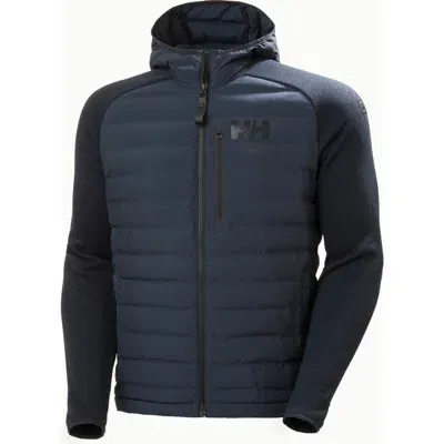 Helly Hansen Arctic Ocean Hybrid Insulated Jacket In 597 Navy