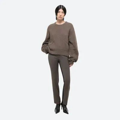 Helmut Lang Apex Sweater In Taupe Melange