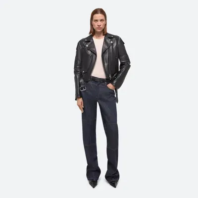 Helmut Lang Astro Biker In Black