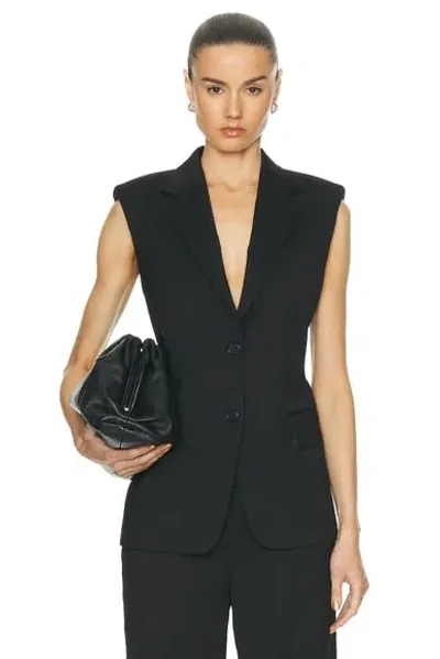 Helmut Lang Blazer Vest In Black