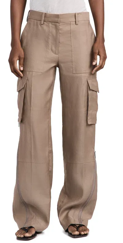 Helmut Lang Cargo Carp Pants Driftwood